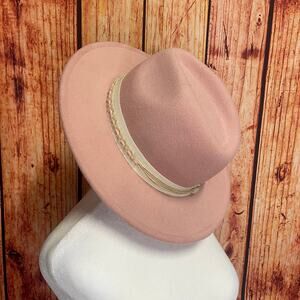 Chic Blush Women's Fedora Hat